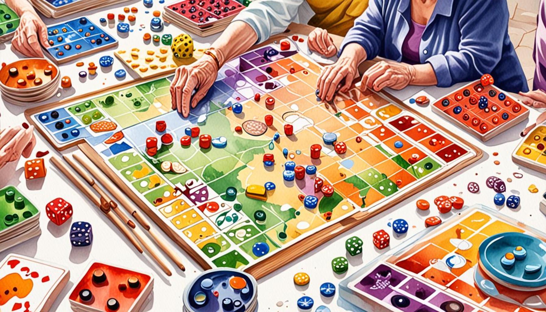 The effectiveness of board games in cognitive stimulation in the elderly